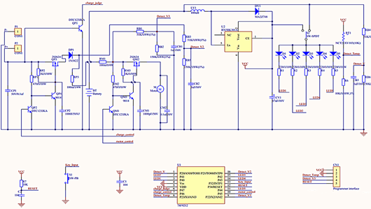 電動(dòng)剃須刀電路
