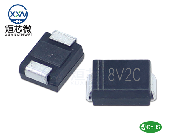 P6SMB8.2CA參數,TVS二極管P6SMB8.2CA瞬態(變)抑制二極管